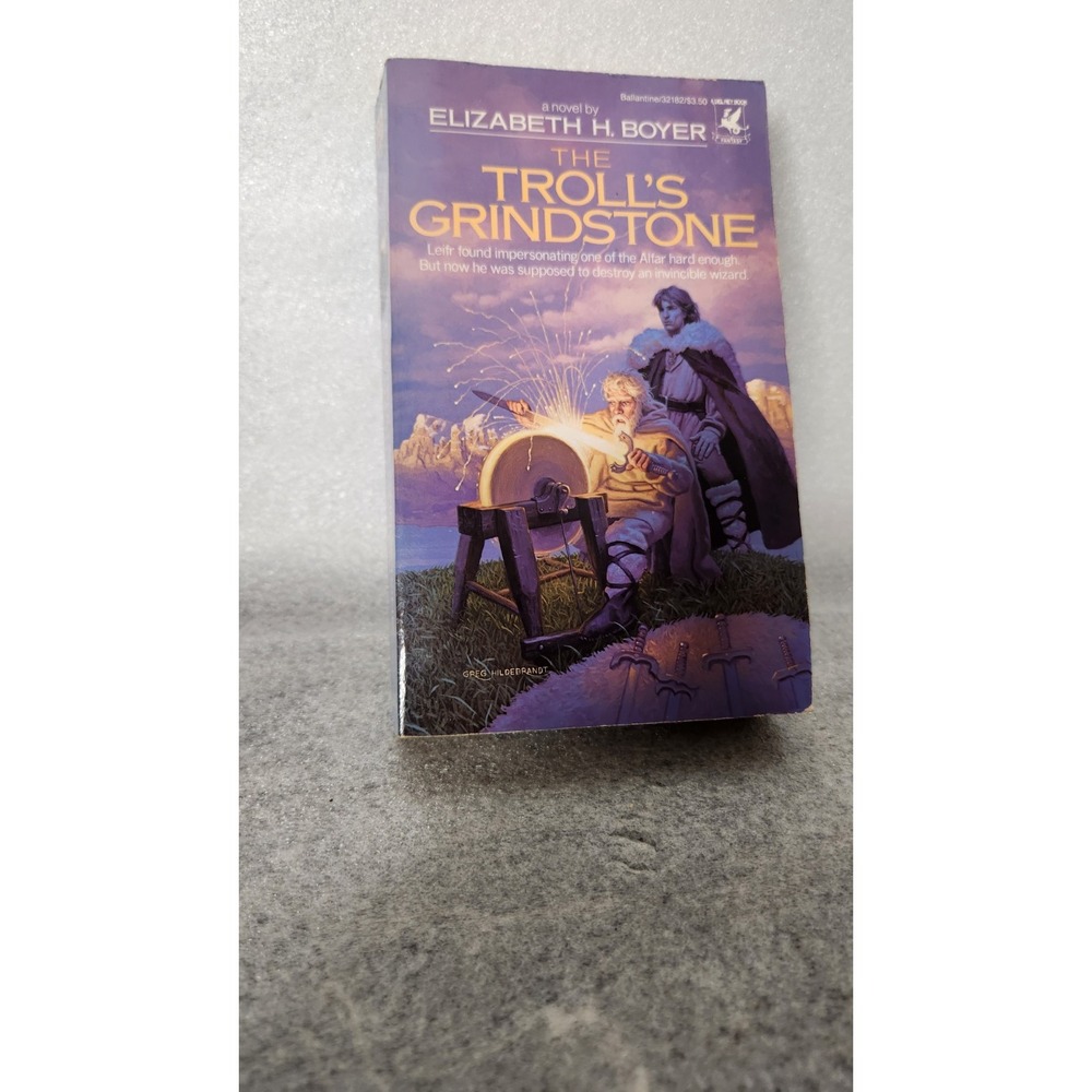 The Troll's Grindstone Elizabeth H Boyer 1986 Fantasy Paperback First Edition
